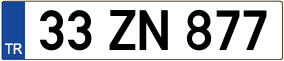 Truck License Plate